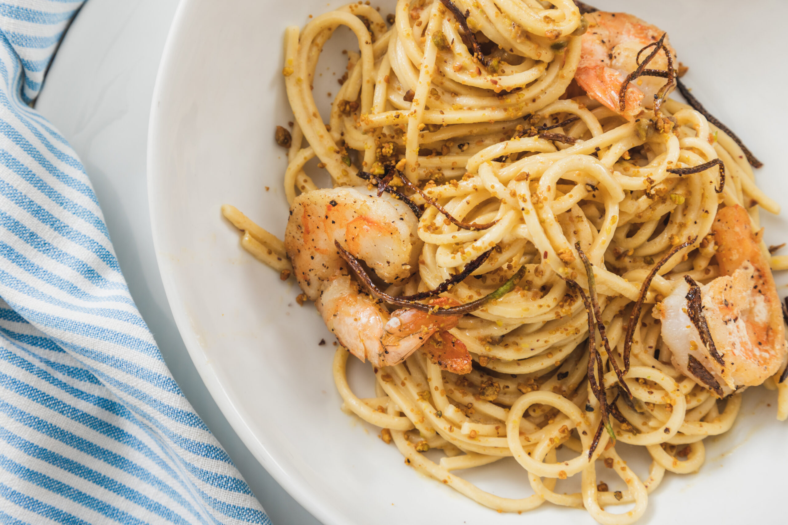 Spaghetti del Mar y limón