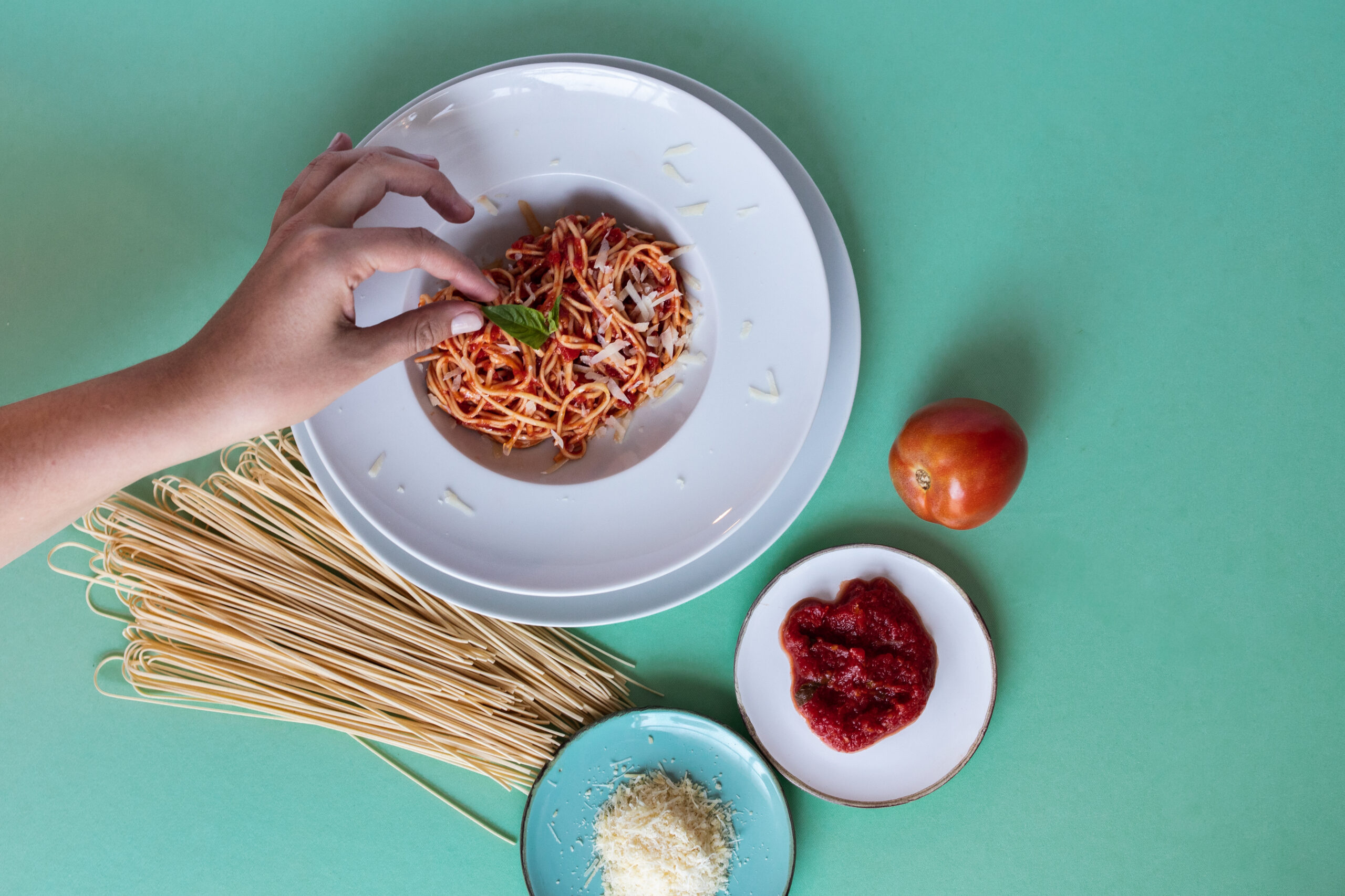 Linguini en Salsa Napolitana